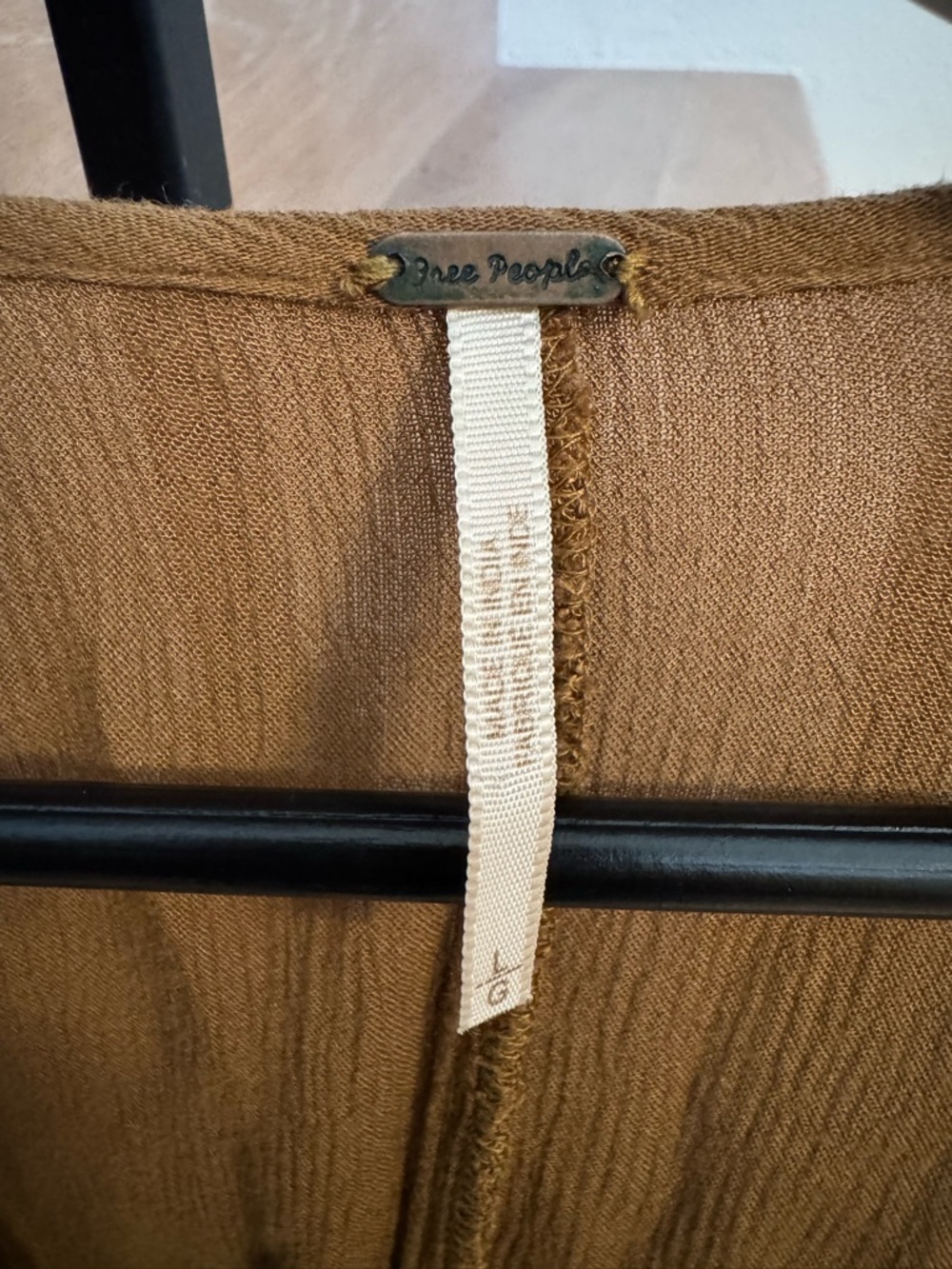 Free People Rust Brown Casual Dress - Picture 8 of 8